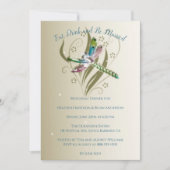 Invitation Dîner de répétition de libellules à bijoux Invitat (Devant)