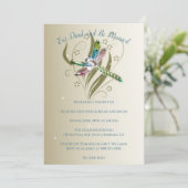 Invitation Dîner de répétition de libellules à bijoux Invitat (Debout devant)