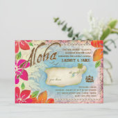 Invitation Dîner de répétition de l'île Aloha Luau GC (Debout devant)