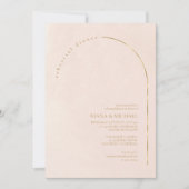 Invitation Dîner de répétition de mariage Boho Oasis Blush ID (Devant)
