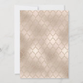 Invitation Dîner de répétition de mariage de bouteille de vin (Dos)