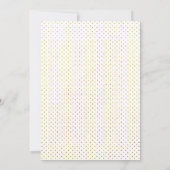 Invitation Dîner de répétition de mariage géométrique polygon (Dos)