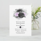 Invitation Dîner de répétition de mariage gothique (Debout devant)
