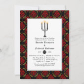 Invitation Dîner de répétition de mariage gothique (Devant)