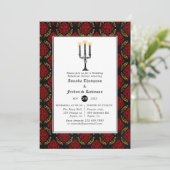 Invitation Dîner de répétition de mariage gothique (Debout devant)