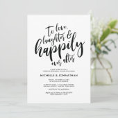 Invitation Dîner de répétition de mariage parfait et élégant (Debout devant)