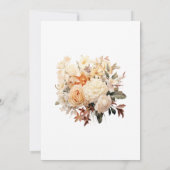 Invitation Dîner de répétition de Mariages de champagne et d' (Dos)