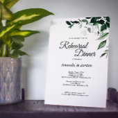 Invitation Dîner de répétition de Mariages neutres