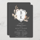 Invitation Dîner de répétition de monographie d'aquarelle rus (Devant / Derrière)