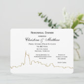 Invitation Dîner de répétition de Nashville Tenn Skyline (Debout devant)