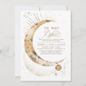 Invitation Dîner de répétition de nuit céleste Stars Moon (Devant)