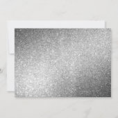 Invitation Dîner de répétition de Parties scintillant violett (Dos)