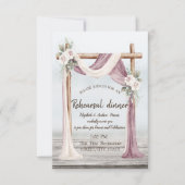 Invitation Dîner De Répétition De Plage (Devant)