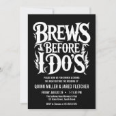 Invitation Dîner de répétition de Rock N Roll (Devant)