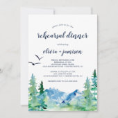 Invitation Dîner de répétition de Rocky Mountain (Devant)