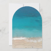 Invitation Dîner de répétition de sable Starfish Beach Invita (Dos)