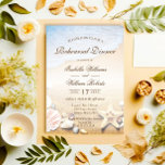 Invitation Dîner de répétition de Starfish de plage tropicale<br><div class="desc">Faites de votre dîner de répétition une invitation unique et tropicale ! Ce design saisissant présente un arrière - plan de plage baisé au soleil, orné d'étoiles de mer et de coquillages, le parfait mélange de beauté naturelle et d'élégance. De plus, ses papiers robustes feront une impression durable sur vos...</div>