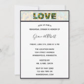 Invitation Dîner de répétition de Susan aux yeux Brown (Devant)