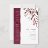 Invitation Dîner de répétition de vol Dreamy ID817 (Devant)