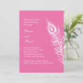 Invitation Dîner de répétition de vos plumes de queue 1 (Debout devant)