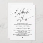 Invitation Dîner de répétition Décontracté Lakeside moderne (Devant / Derrière)