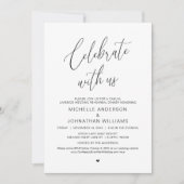 Invitation Dîner de répétition Décontracté moderne Mariage La (Devant)