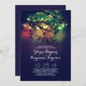 Invitation Dîner de répétition des branches et lumières des a (Devant / Derrière)