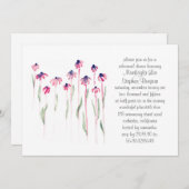 Invitation Dîner de répétition des conférenciers Aquarelle In (Devant / Derrière)