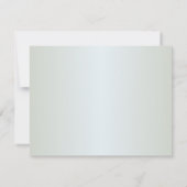 Invitation Dîner de répétition des coquillages de mariage de (Dos)