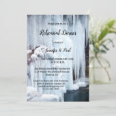 Invitation Dîner de répétition des cristaux de glace de casca (Debout devant)