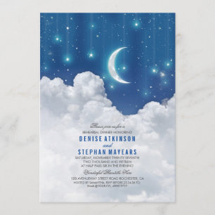 Invitation Dîner de répétition des étoiles romantiques et de