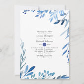 Invitation Dîner de répétition des Feuilles de la marine d'aq (Devant)