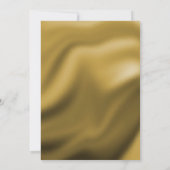 Invitation Dîner de répétition des Feuilles d'or et de Partie (Dos)