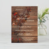 Invitation Dîner de répétition des lumières automnales Invita (Debout devant)