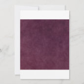 Invitation Dîner de répétition des Mariages de Bourgogne Invi (Dos)