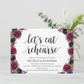 Invitation Dîner de répétition des Mariages de la marine de B (Debout devant)