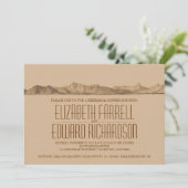 Invitation Dîner de répétition des montagnes (Debout devant)