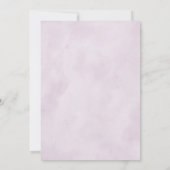 Invitation Dîner de répétition des nuances de pourpre Dusty (Dos)