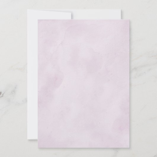 Invitation Dîner de répétition des nuances de pourpre Dusty (Dos)