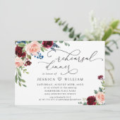 Invitation DÎNER DE RÉPÉTITION DES Roses de l'Eucalyptus de l (Debout devant)