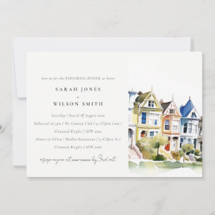 Invitation Dîner de répétition des San Francisco Painted Ladi