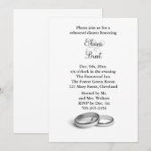 Invitation Dîner de répétition d'éternité (Devant / Derrière)