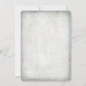 Invitation Dîner de répétition d'hiver floral de Bourgogne In (Dos)