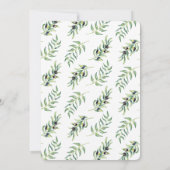 Invitation Dîner de répétition d'Olive Branch (Dos)