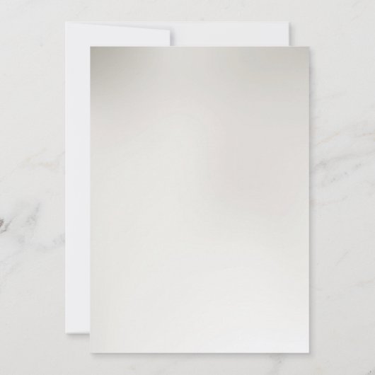 Invitation Dîner de répétition d'or (Dos)