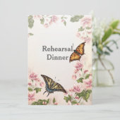 Invitation Dîner de répétition du jardin papillon (Debout devant)