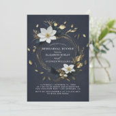 Invitation Dîner de répétition du Mariage de la couronne d'or (Debout devant)