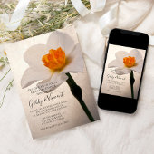 Invitation Dîner de répétition du Mariage de la jonquille du 