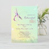 Invitation Dîner de répétition du Mariage de la libellule du  (Debout devant)