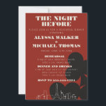 Invitation Dîner de répétition du Mariage de Las Vegas Skylin<br><div class="desc">Un dîner de répétition mariage amusant et moderne invitant à informer vos invités de votre événement à Las Vegas! Cette invitation à dîner de répétition comprend graphite noir gras de carte à jouer carte graphiques, un rendu moderne de la ligne d'horizon de Las Vegas, ainsi que la police et le...</div>